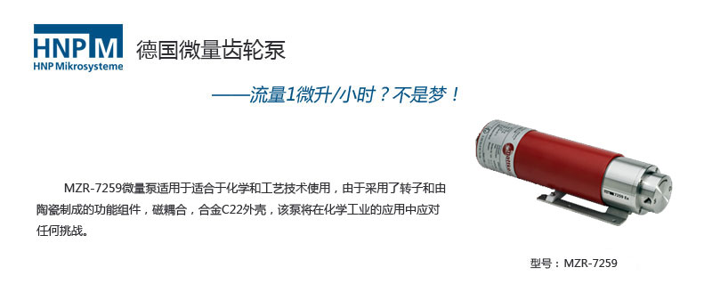 MZR-7259 Ex防爆型計量泵
