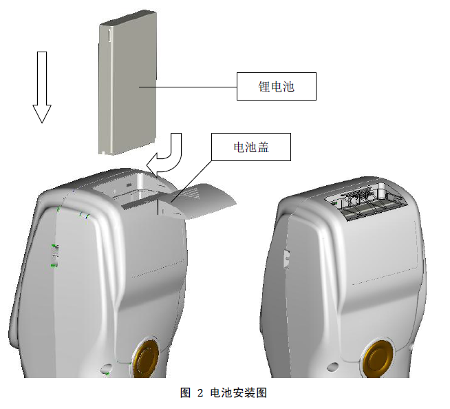 NS800分光測色儀的結構圖2